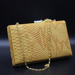 Luxurious clutch or cross body purse.